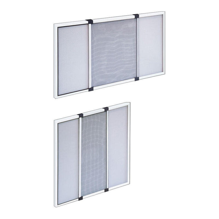 Mosquitera Con Marco Extensible, Blanca, 90-172 X 70 Cm