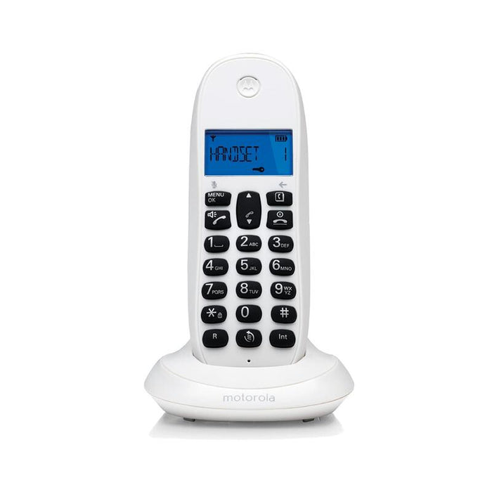 Motorola C1001cb+ Blanco Teléfono Inalámbrico