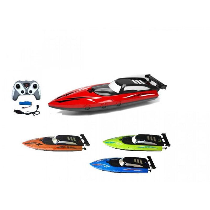 Motorówka R/C Z Ladowarka Usb 4 Kolory Mix