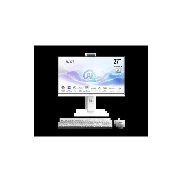 Msi Aio Modern Am273qp Ai 1um-406eu. 27 Ips Panel 2560 X 1440 (Wqhd) 100hz . Intel  Iris Xe Graphics. So-Dimm Ddr5 16gb (8gb*2). 512g M.2 Pcie Ssd. W11 Pro.Blanco