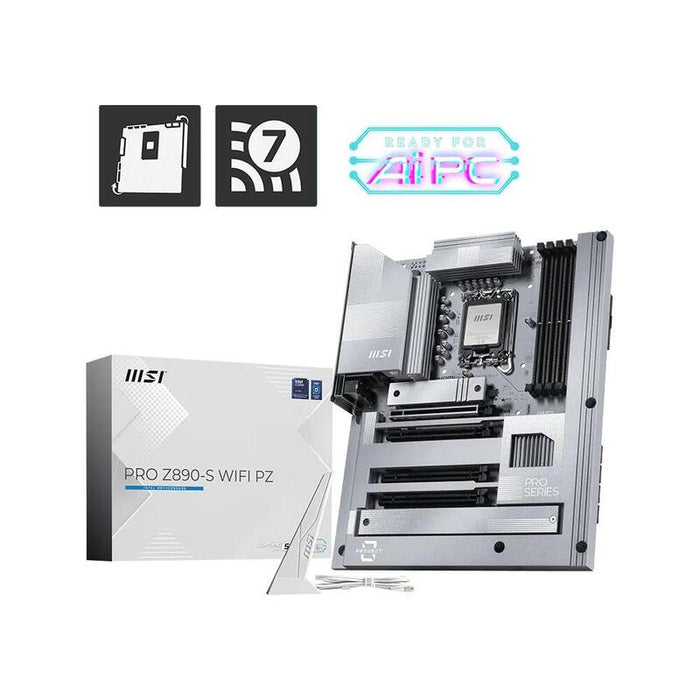 Msi Pro Z890-S Wifi Pz Lga1851 Mb 4xddr5 Hdmi 2.1 Displayport 1.4 3xm.2