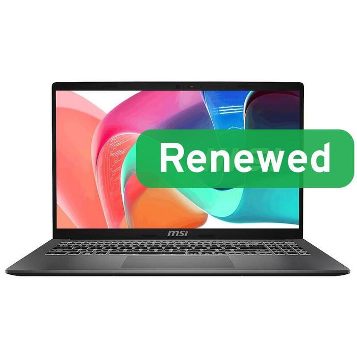 Msi Renewed  Grade A  Modern 15 F13mg  15.6  Intel I3-1315u  16gb  Intel Uhd  512 Gb  Us Non-Backlit  N  Windows 11 Home