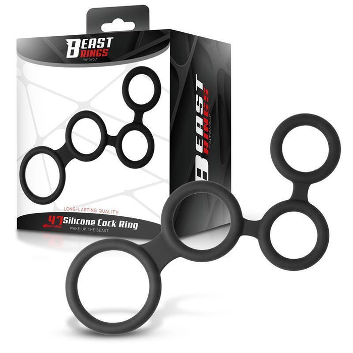 Multi-Anillo Para El Pene Silicona 47 Mm