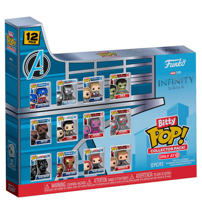 Multipack Bitty Pop Marvel Infinity Saga 12pzs