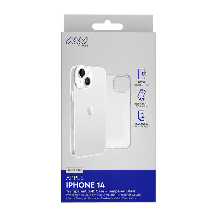 Myway Funda Compatible Con Apple Iphone 14 Transparente