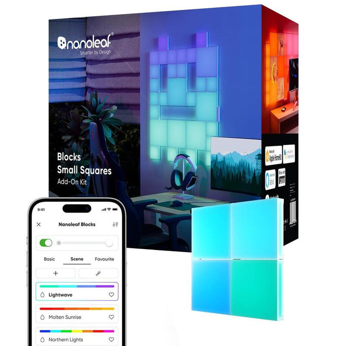 Nanoleaf Blocks Small Squares Expansion Pack, Pack De 4