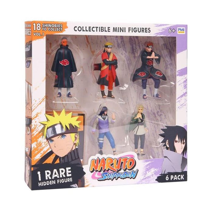 Naruto Shippuden Figures - 6 Pack Deluxe Edition Ver. D