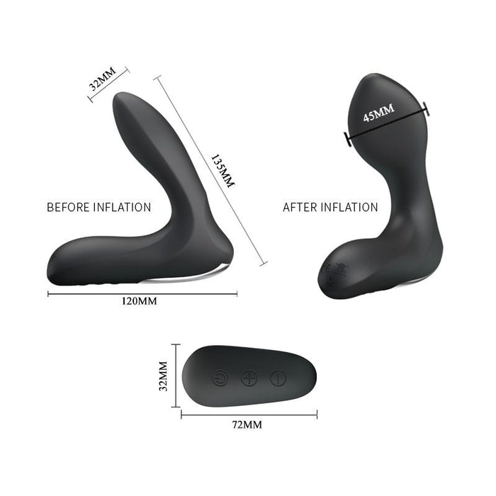 Plug Nasreddin Estimulador Anal Con Inflado Usb