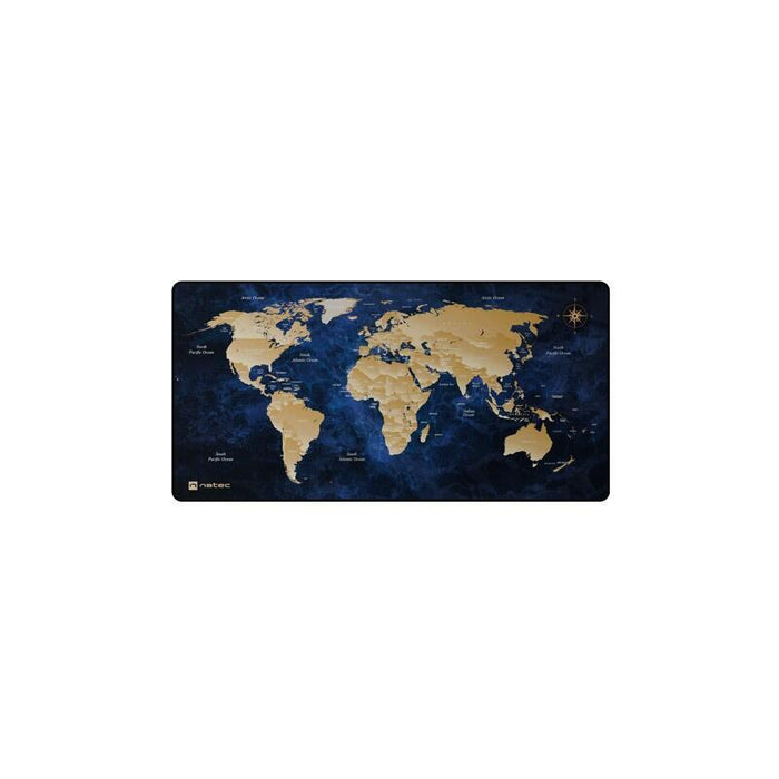 Natec Mouse Pad World Deep Azul 800x400mm