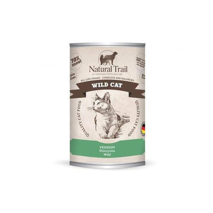 Natural Trail Cat  Wild Venision Puszka 400g