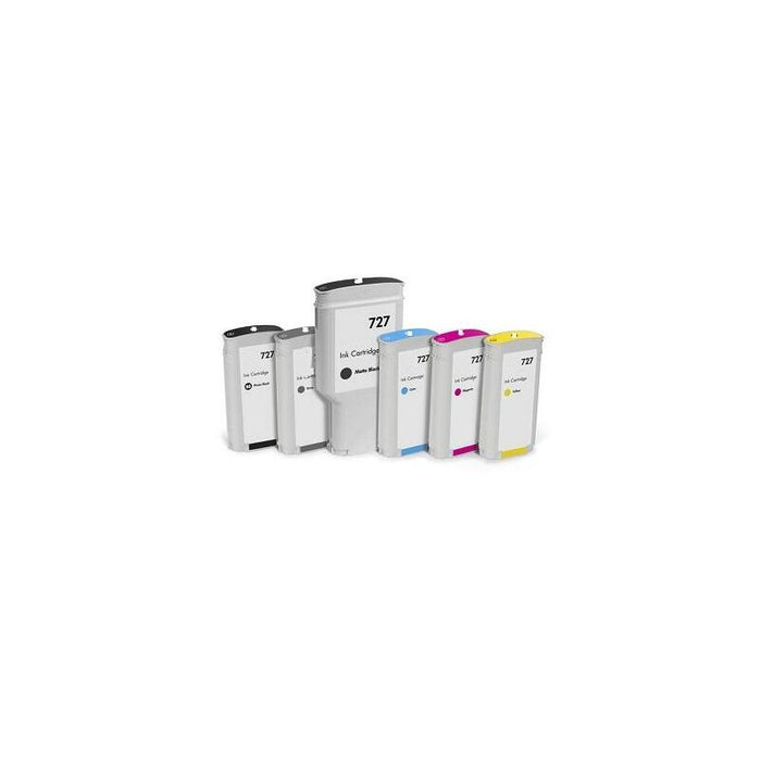 Negro Foto Compatible Hp Designjet  T1500,T2500,T920-130ml  727