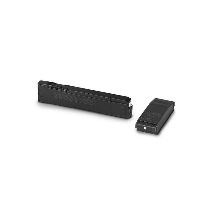 Negro+Waste Compatible Para Oki C 650dn-7k 09006130