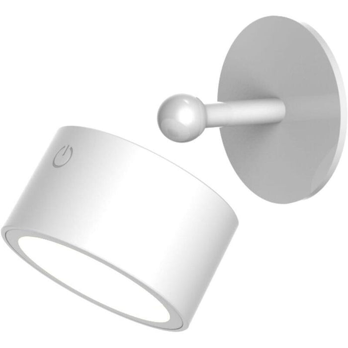 New Garden Aplique Sin Cables Roll 8 Redondo Blanco Intensidad Regulable 300lm Recargable