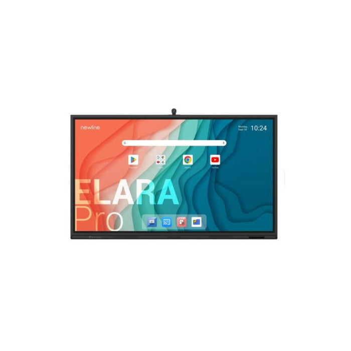 Newline Monitor Internativo Elara Pro (Tt-7523qca+ Val) 75", Android 15, Google Edla, Multi Usuario, 2x25w+Sub20w, Wifi 6 + Bl, Nfc, Usb-C 100w, Usb-C Out, 16gb Y 320gb, 40 Pt, Newline Apps