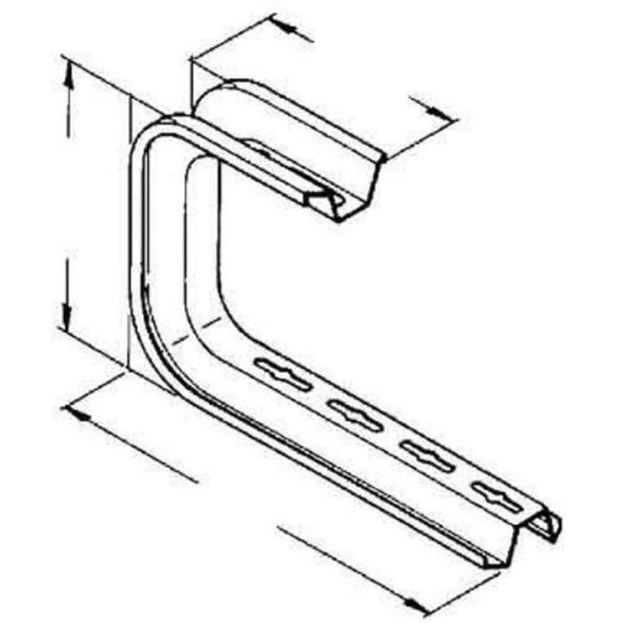 Nied Tragkonsole Tksu200 261mm Fr Deckenmontage