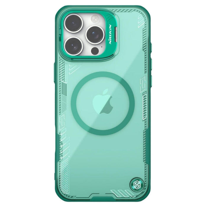 Nillkin Funda Iceblade Prop Magnética Con Soporte Protector De Cámara Iphone 16 Pro Max Verde