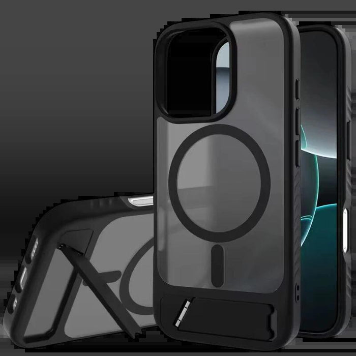 Nillkin Funda Magnética Con Soporte Para Iphone 16 Pro Max - Negro