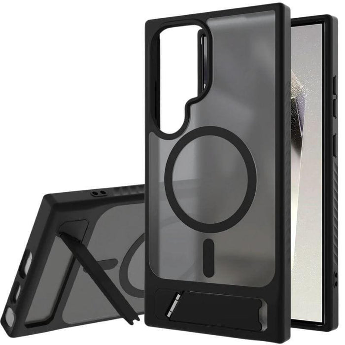 Nillkin Funda Magnética Con Soporte Para Samsung Galaxy S24 / S25 - Negro