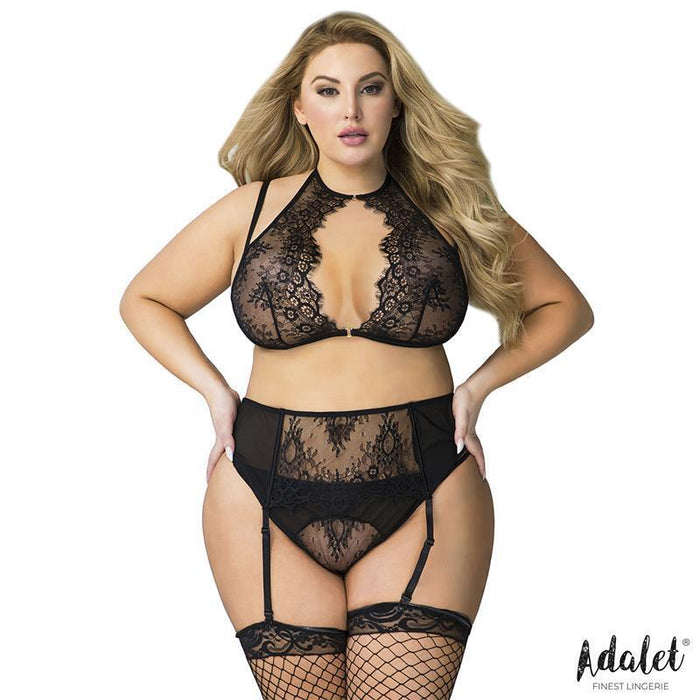 Nisa Set Sujetador, Liguero Y Tanga Talla 44-46