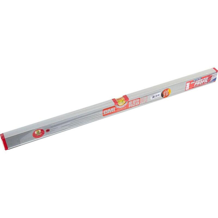 Nivel De Burbuja De Perfil De Aluminio Anodizado Bmi Alustar 80cm