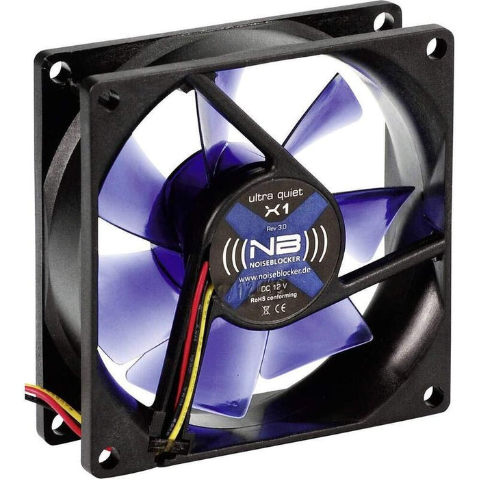 Noiseblocker Blacksilent Fan X1 - 80mm