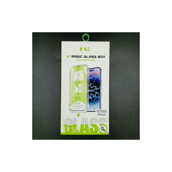 [Noname] Iphone 13/13 Pro/14/16e Screen Protector Tempered Glass 9h With Installation Frame Transparent