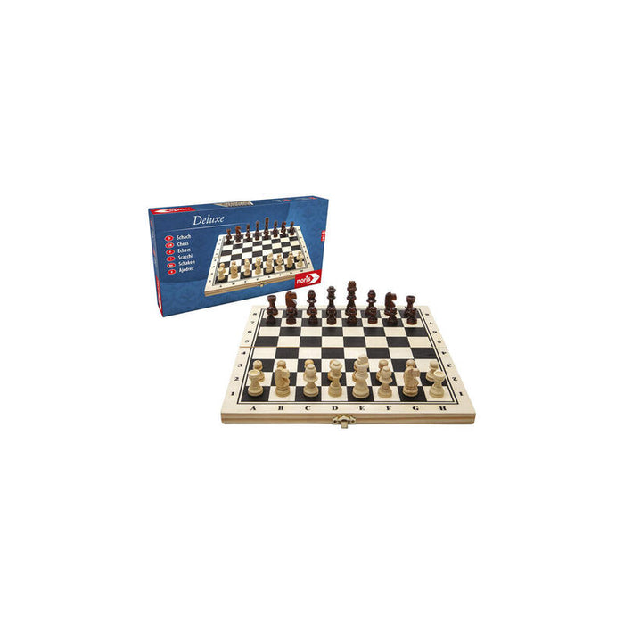 Noris Deluxe Ajedrez De Madera, Juego De Mesa 606108014