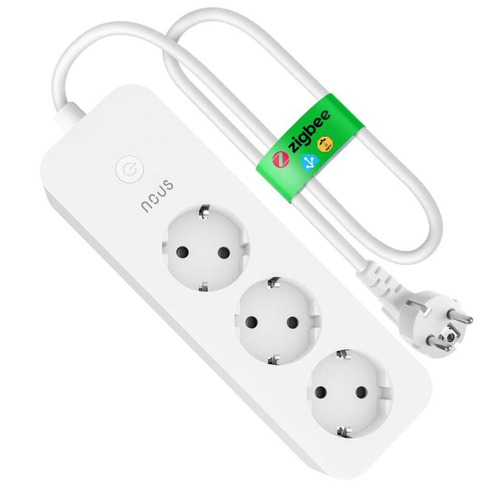Nous A11z Steckerleiste Zigbee3.0 3xschuko Messung