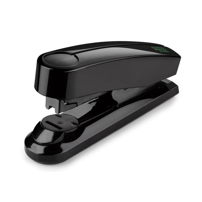 Novus B 4fc Re+New Grapadora De Sobremesa - Fabricada Con Plastico Reciclado - Hasta 50 Hojas - Grapado Plano Abierto, Cerrado Y Clavado - Incluye 200 Grapas