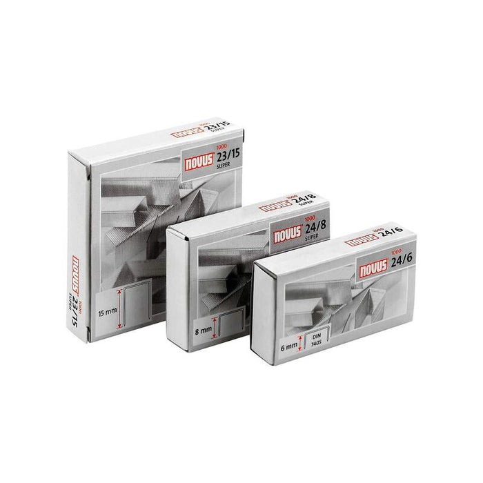 Novus Heftklammern 24/6 Din Super 10.000 Uds. 6mm