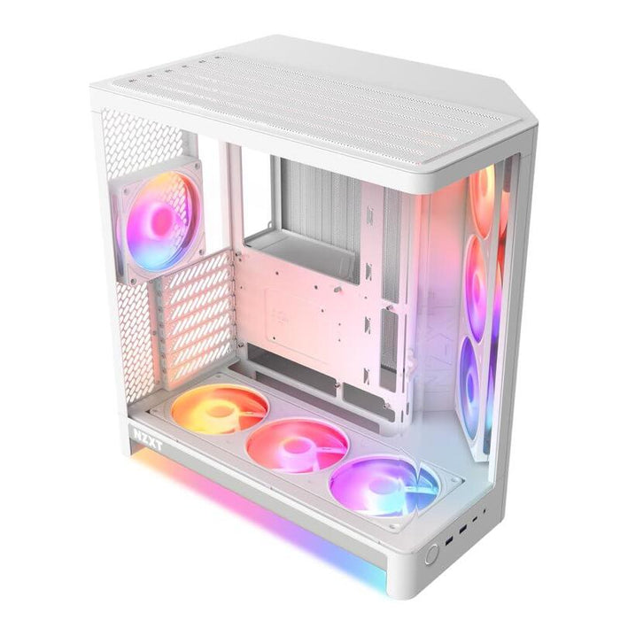 Nzxt H6 Rgb+ 2026 Mid-Tower Airflow Gaming Carcasa Blanco Ventana De Vidrio