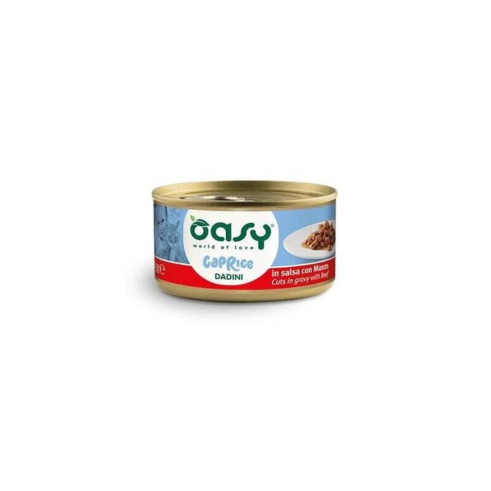 Oasy Caprice Cuts In Gravy With Beef 85gr
