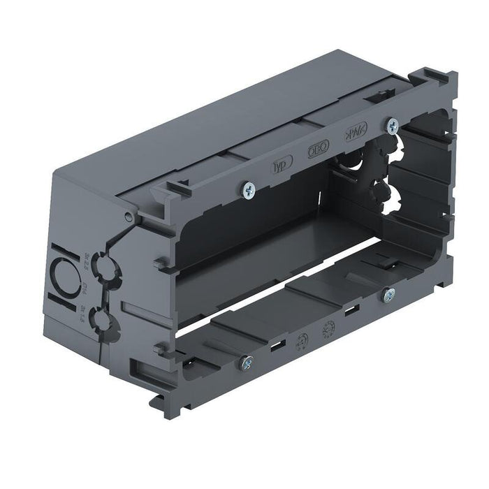 Obo 71gd7-2 Caja De Empotrar Para Mecanismos 2vías Gris Hierro 148x77x58mm 6288608