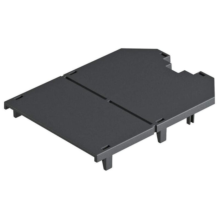 Obo Ut34 P0 Placa De Cubierta F.Ut4 Blind 104x76x2 Pa Gsw Ral9011 7408745