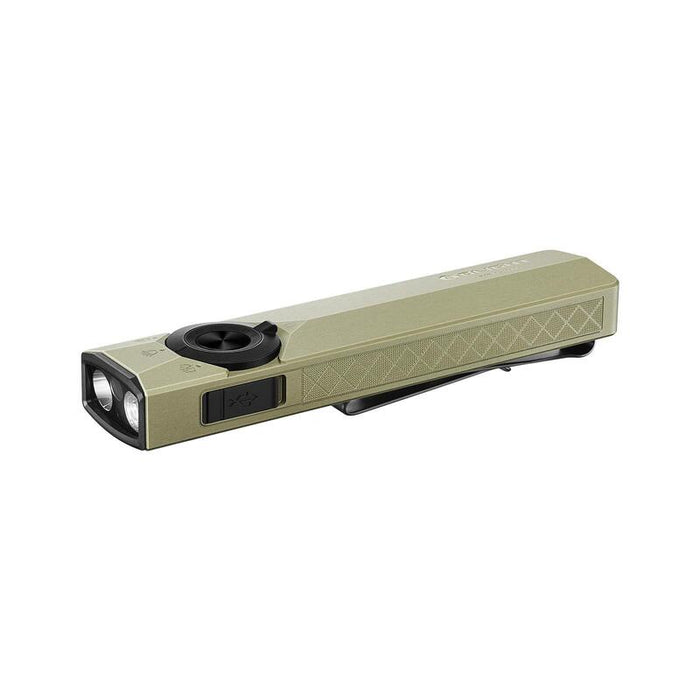 Olight Arkpro Ultra 1.700 Lúmenes Linterna Portátil Recargable 4 En 1 Con Luz Difusa Pura, Foco, Uv Y Verde, Equipada Con Arkbeat, Perfecta Para Inspecciones, Trabajos Y Posicionamiento (Verde Oliva)