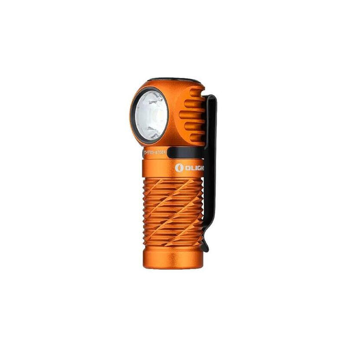 Olight Perun 3 Mini Linterna Frontal Led Recargable, 1250 Lúmenes, Muy Brillante, Con Luz Roja Y 8 Modos De Luz, Ipx8, Resistente Al Agua, Ideal Para Exteriores, Pesca, Emergencia, Color Naranja