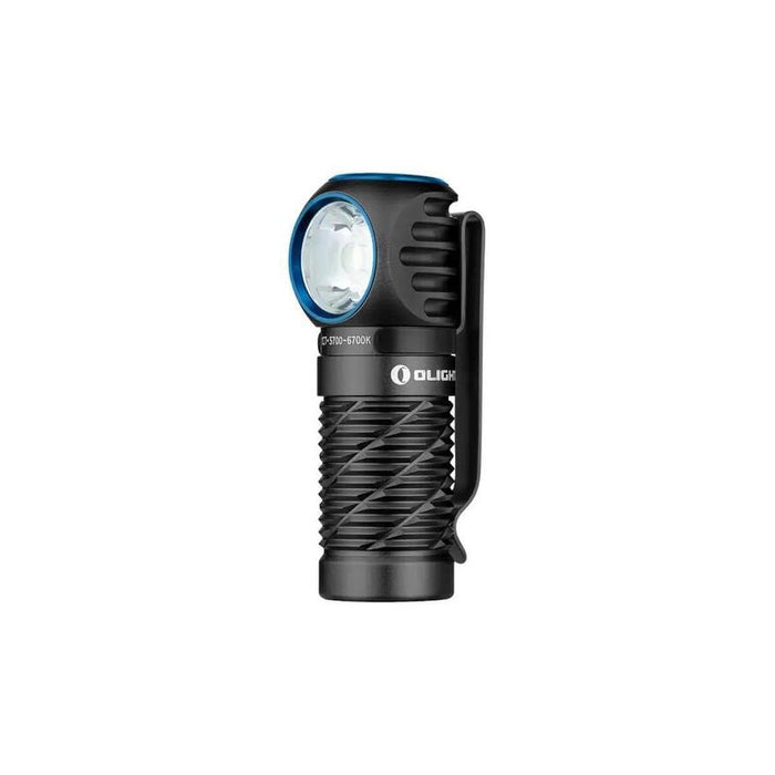 Olight Perun 3 Mini, Linterna Led Frontal Y Manual, 1250 Lúmenes, 155m Alcance, Luz Blanca Y Roja, Batería Recargable (Negro)