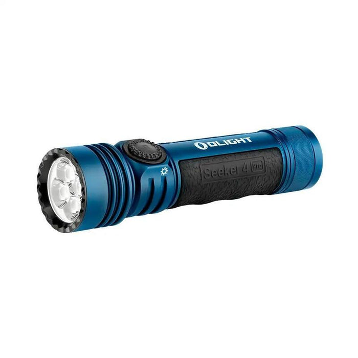 Olight Seeker 4 Pro, Linterna Led 260 M Alcance, 4600 Lm Y 16895 Cd (Azul Cw)