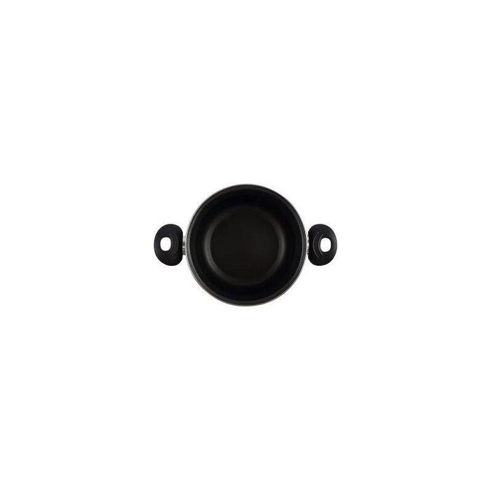Olla Con Tapa Cristal Magefesa K2 Rojo 28 Acero Antiadherente Acero Inoxidable Todo Tipo