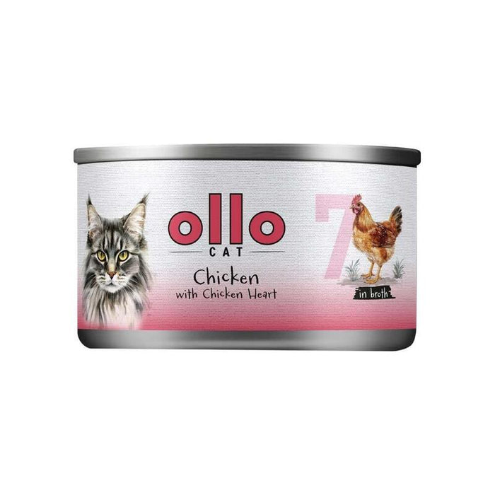 Ollo Chicken With Chicken Heart In Broth Nr 7 70g