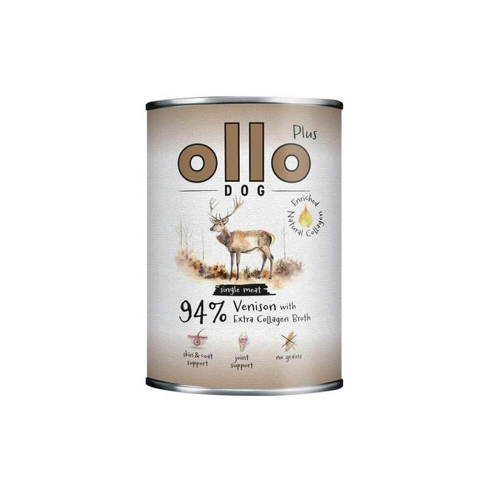Ollo Plus Kolagen Jelen 400g Puszka Para Perro