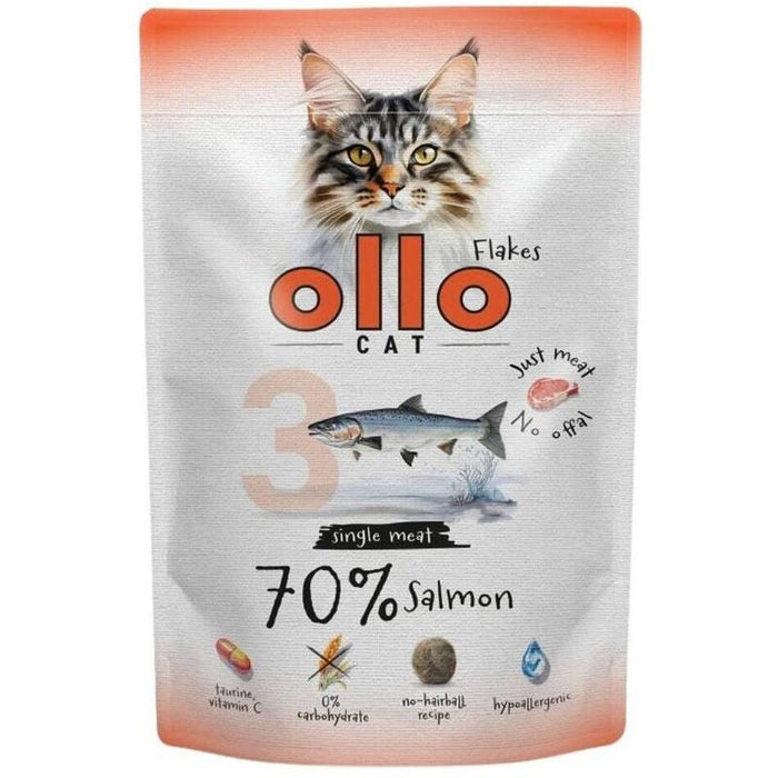 Ollo Saszetka Nr 3 Kot Losos 85 G
