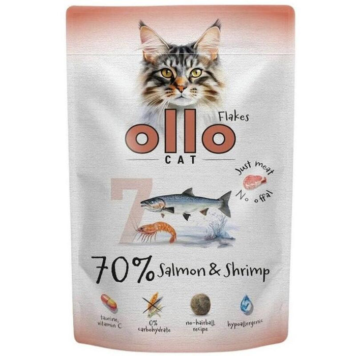 Ollo Saszetka Nr 7 Kot Losos Krewetki 85 G