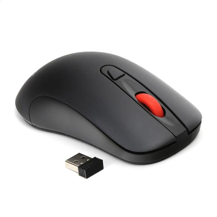 Omega Raton Xl Inalambrico Usb 1000-1200-1600dpi Om0520 Negro
