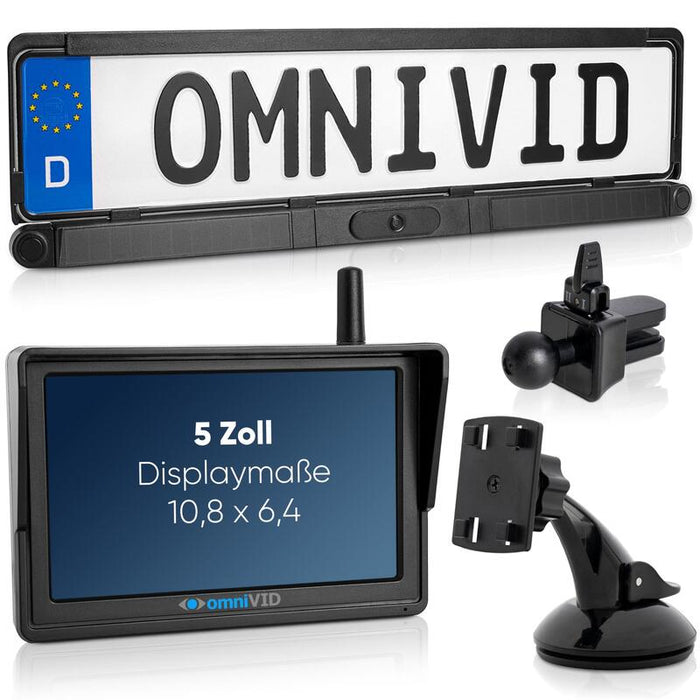 Omnivid Solar6 Kabelloses Solar-Rückfahrvideosystem