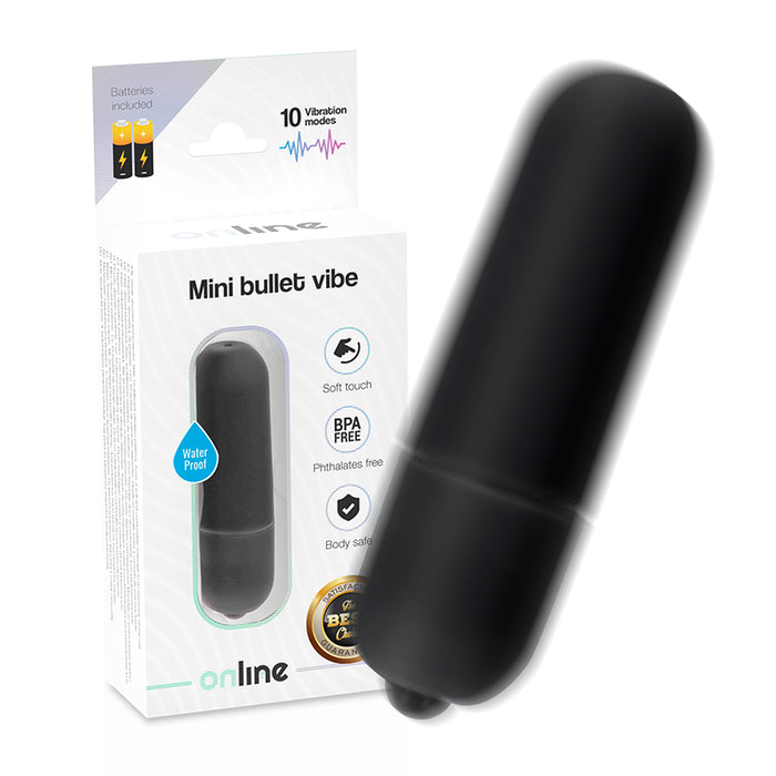 Online - Mini Bala Vibradora Negro