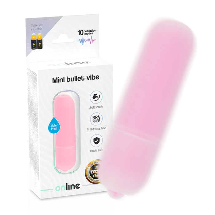 Online - Mini Bala Vibradora Rosa