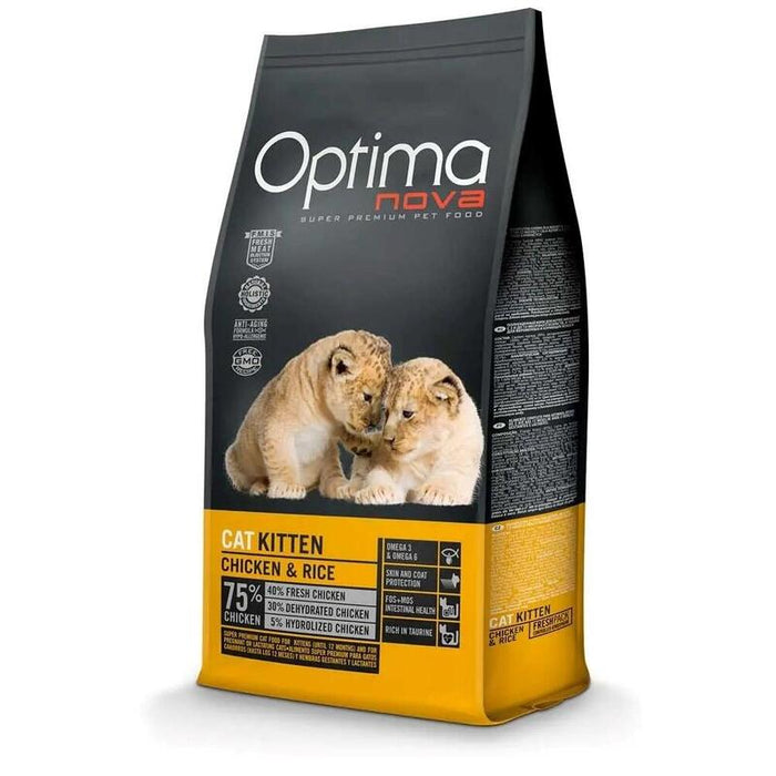 Optimanova Kitten Pollo Y Arroz 8kg