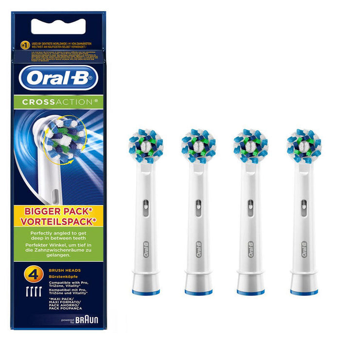 Oral-B Eb 50-4 Recambios Acción Cruzada 4 Unidades