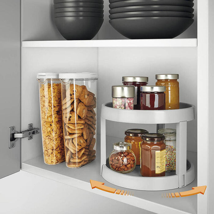 Organizador Giratorio 2 Alturas 'Giro-2' Ø28x21cm Metaltex